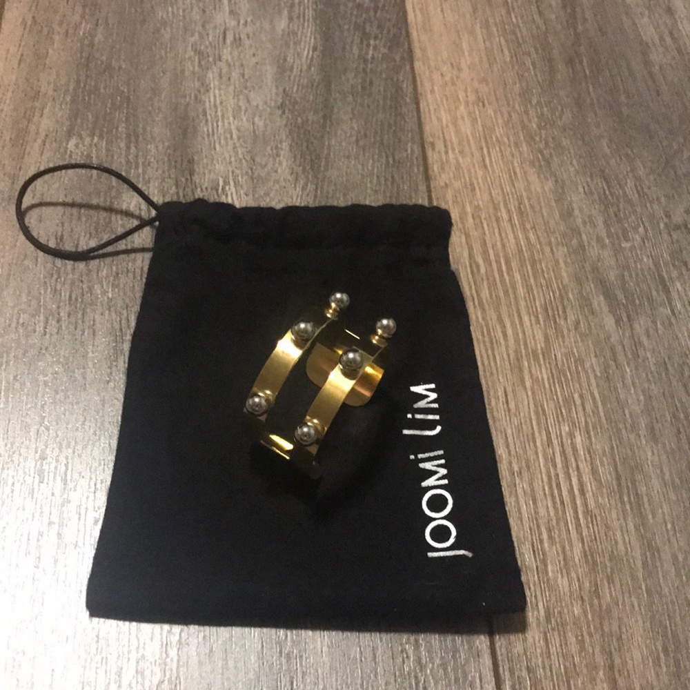 NWOT Joomi Lim two-tone adjustable bead cuff.
